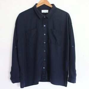 Dear John Tencel Button Down Top